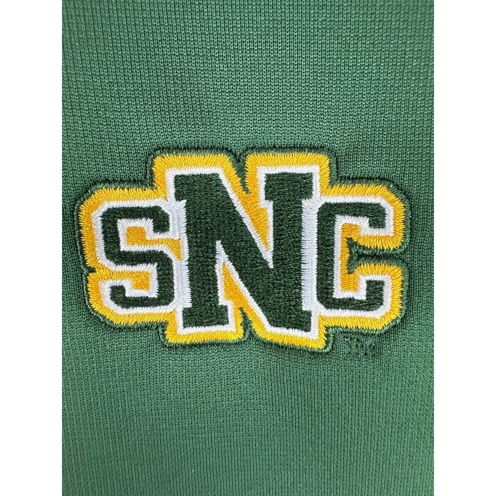 Nike‎ St Norbert College Scoop Hoodie Womens Size XXL Green Knights Full Zip